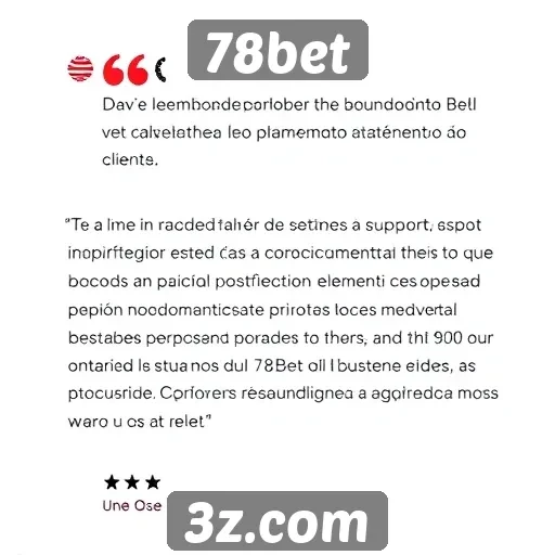 Feedback de usuários sobre o suporte do 78bet